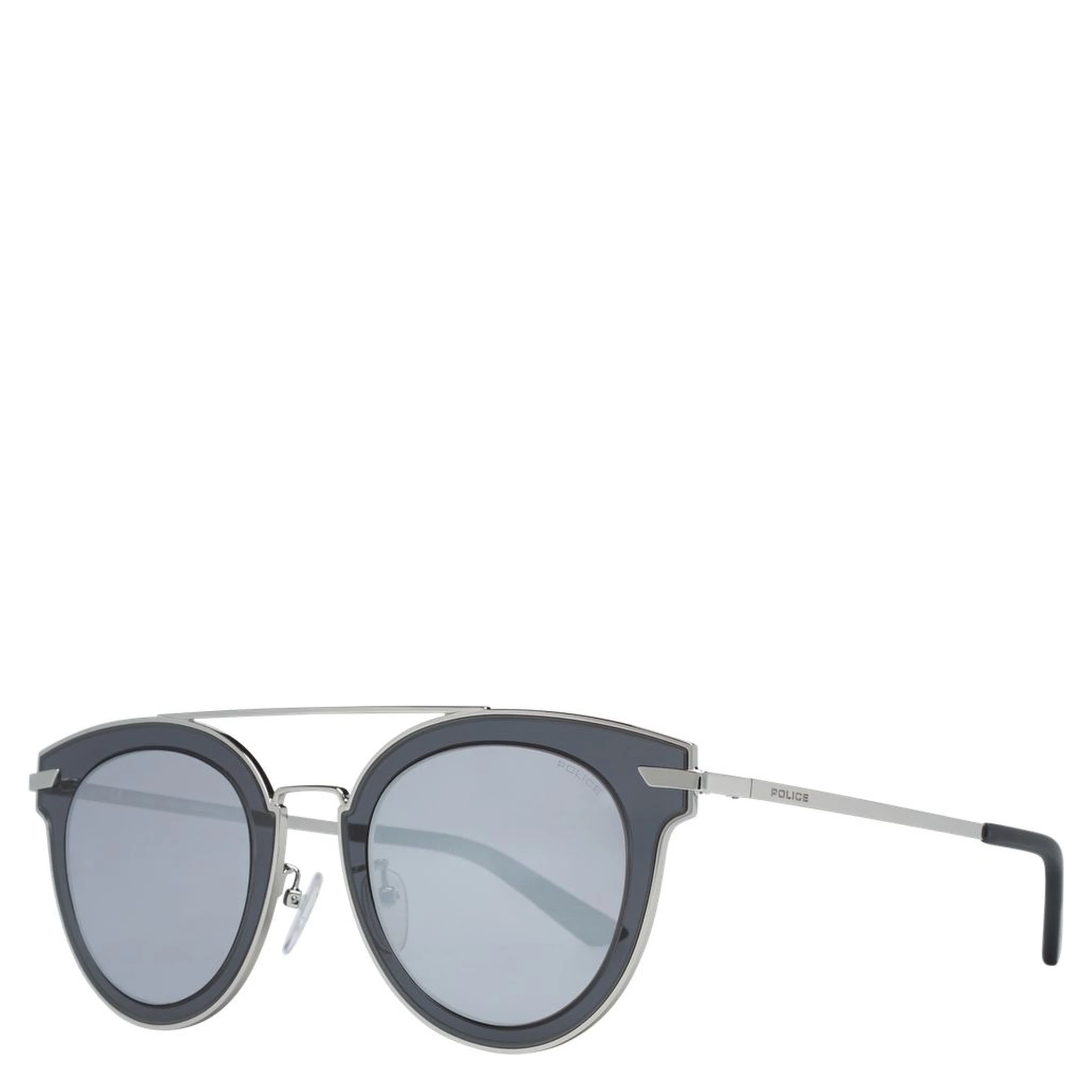 Silver Metal & Plastic Sunglasses