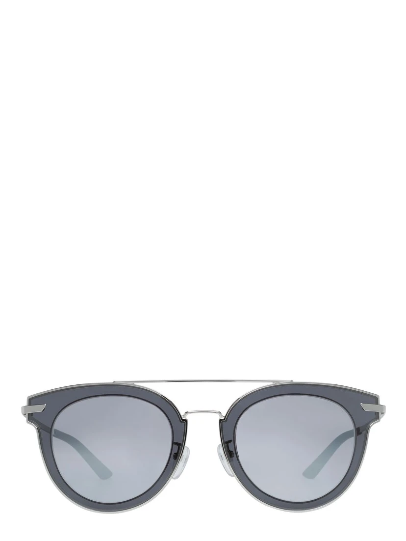 Silver Metal & Plastic Sunglasses