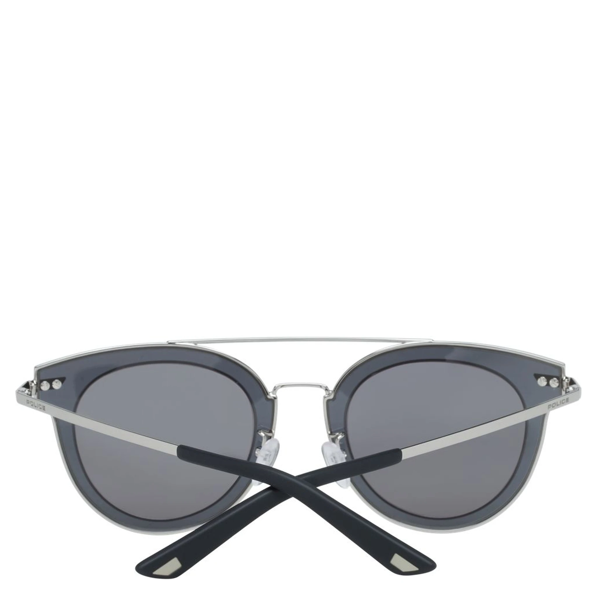 Silver Metal & Plastic Sunglasses