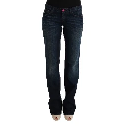 Blue Cotton Regular Fit Denim Jeans