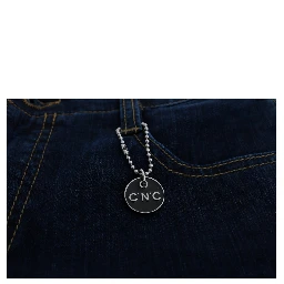 Blue Cotton Bootcut Flared Jeans