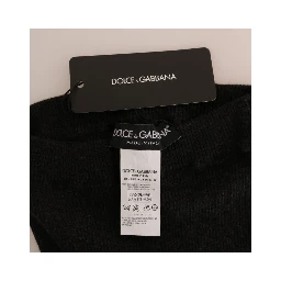 Gray Cashmere Ribbed Stretch Tights