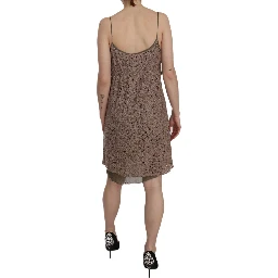 Cotton Green Spaghetti Strap A-line Mini Dress