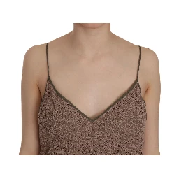 Cotton Green Spaghetti Strap A-line Mini Dress