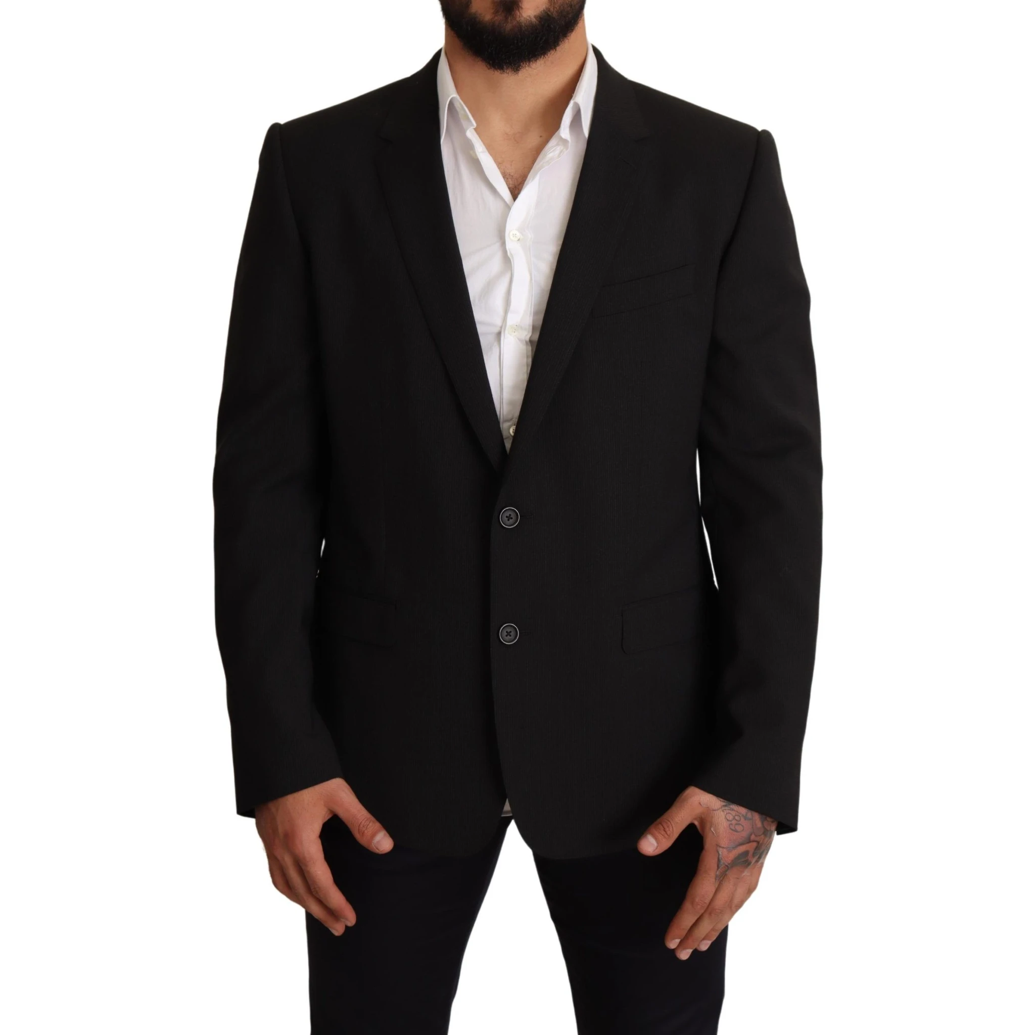 Black Striped MARTINI Jacket Blazer