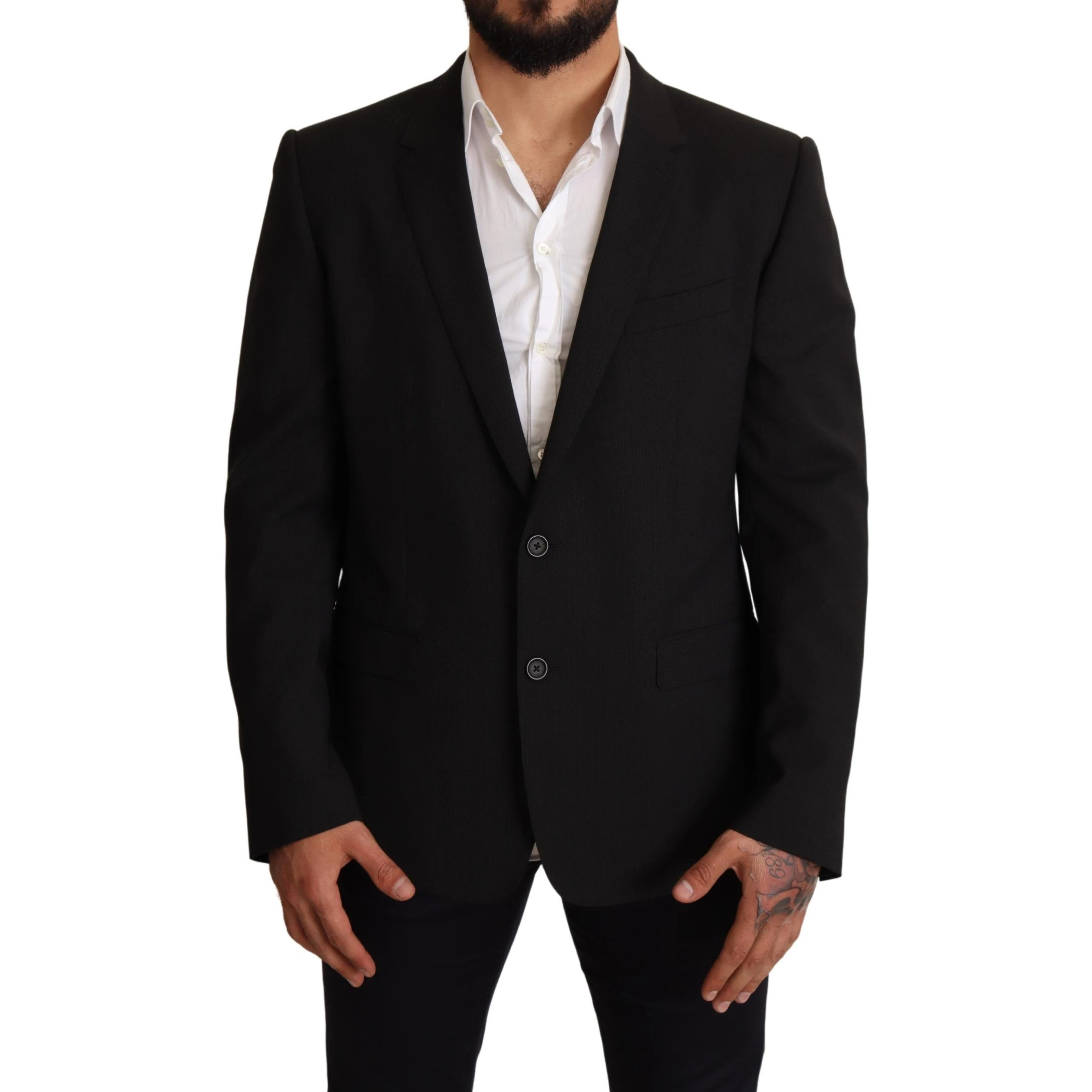 Black Striped MARTINI Jacket Blazer