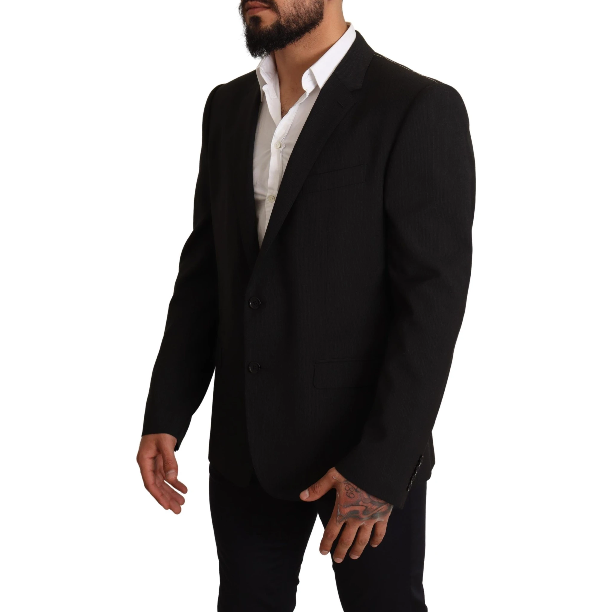 Black Striped MARTINI Jacket Blazer
