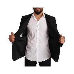 Black Striped MARTINI Jacket Blazer