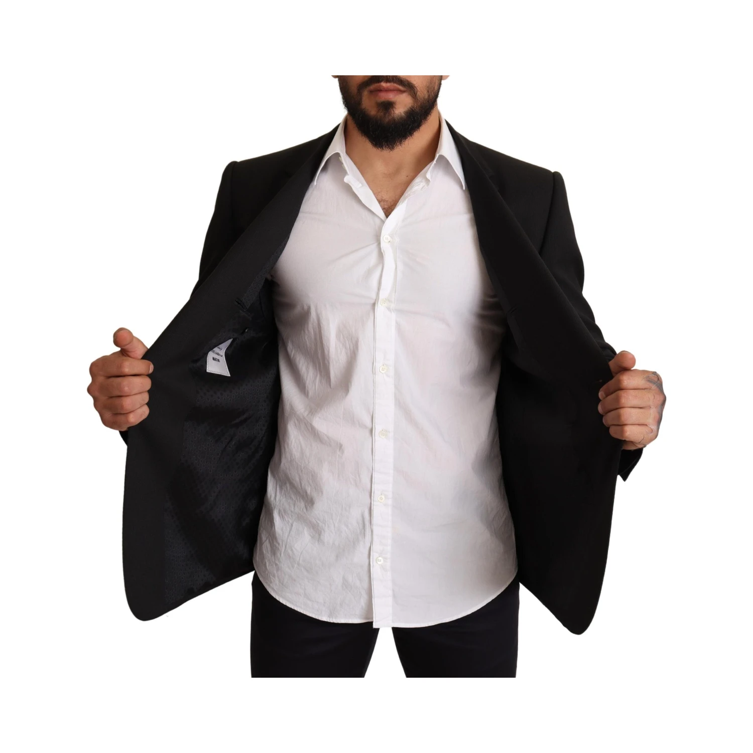 Black Striped MARTINI Jacket Blazer