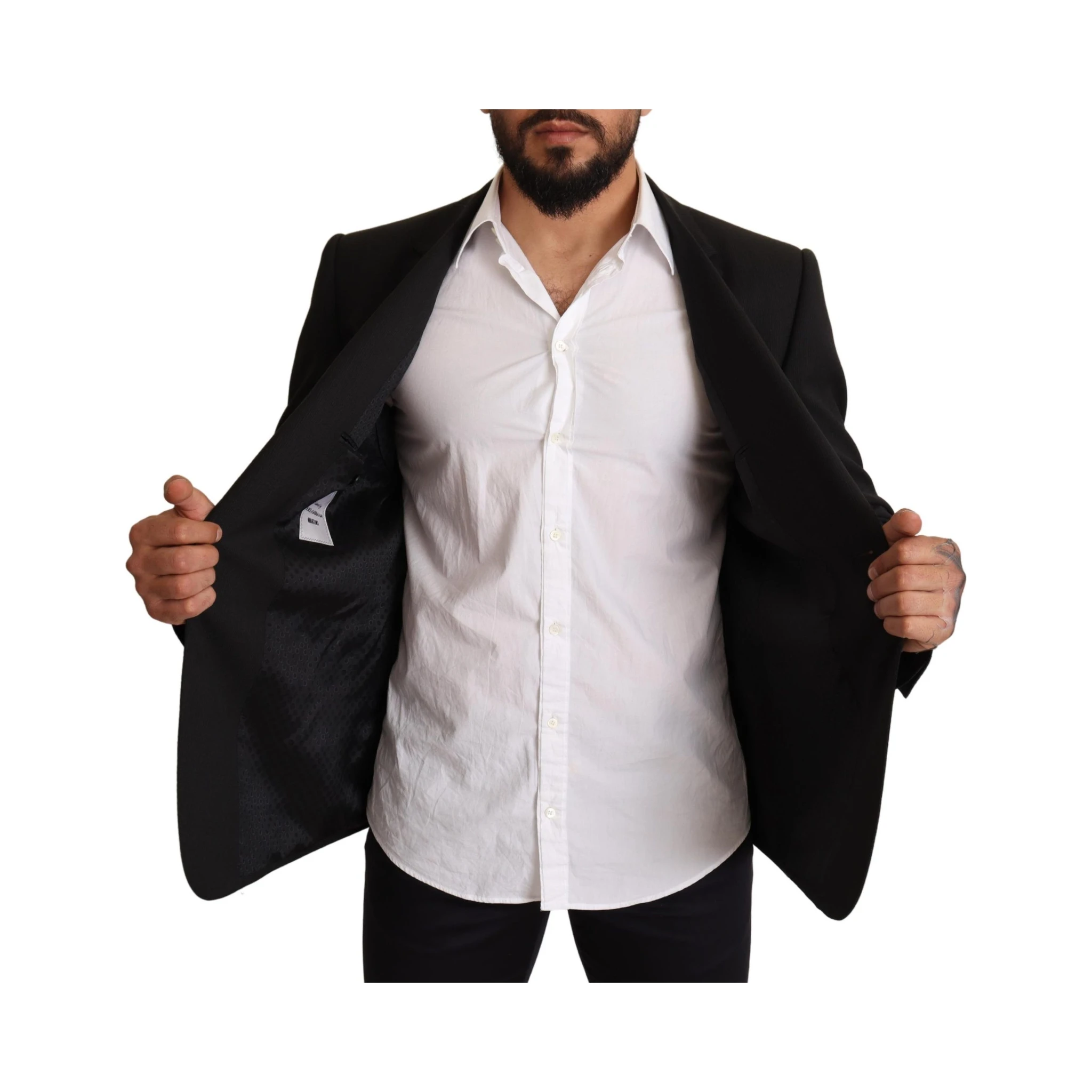 Black Striped MARTINI Jacket Blazer