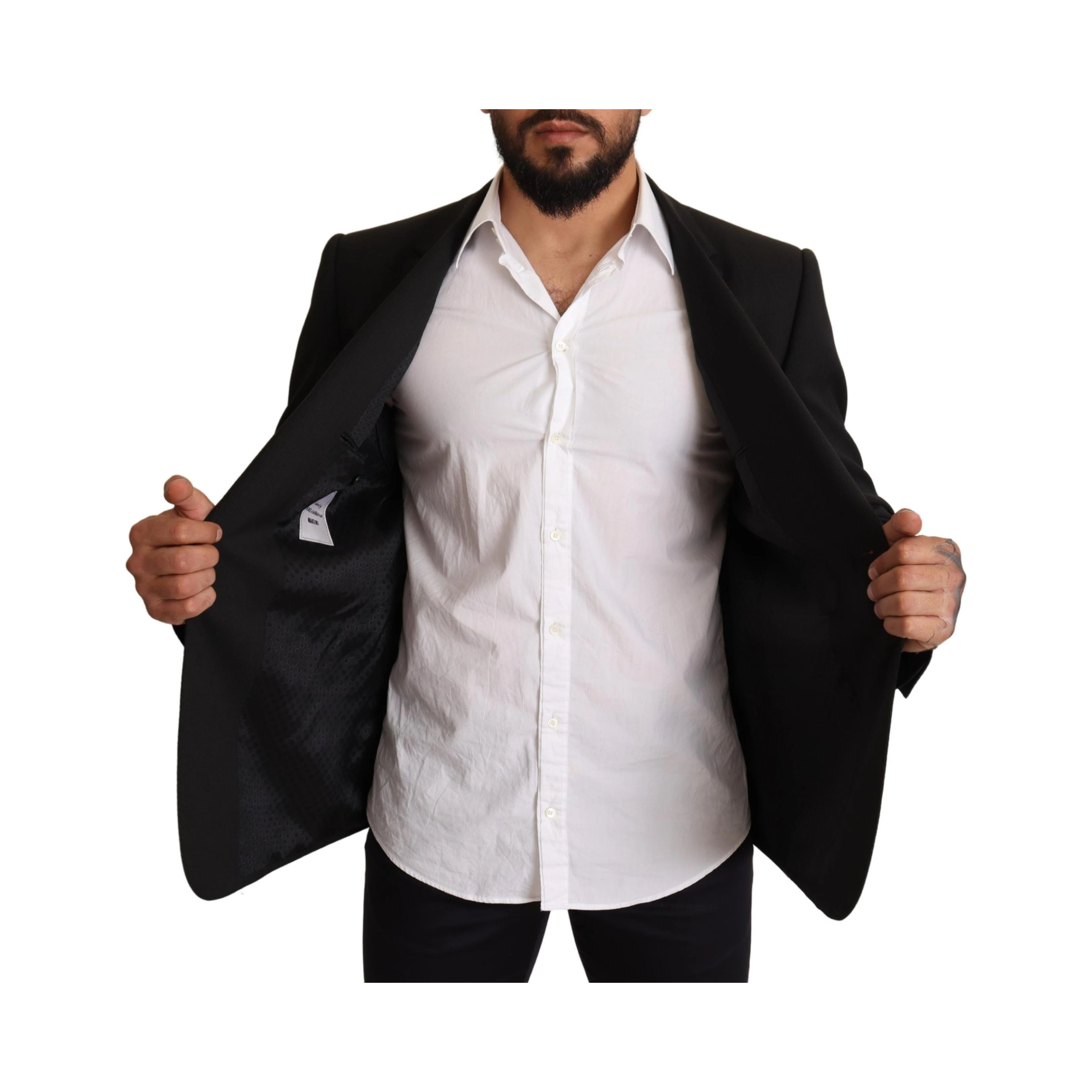 Black Striped MARTINI Jacket Blazer