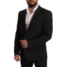 Black Striped MARTINI Jacket Blazer