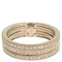 Silver Womens Clear CZ 925 Sterling Ring