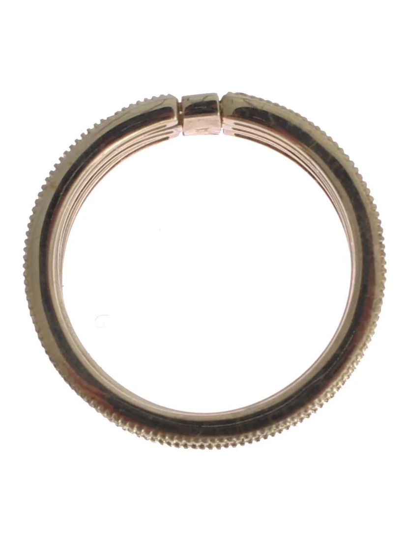 Silver Womens Clear CZ 925 Sterling Ring