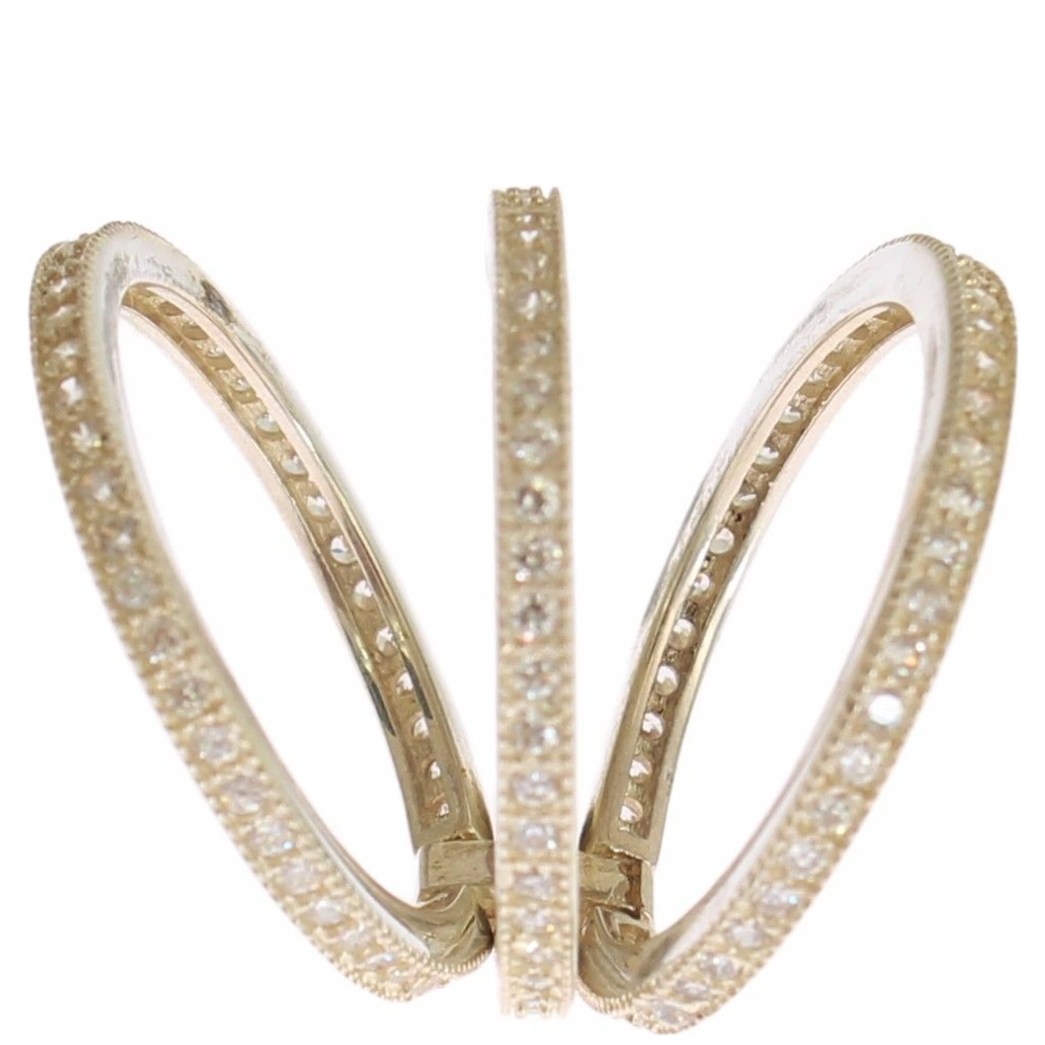 Silver Womens Clear CZ 925 Sterling Ring