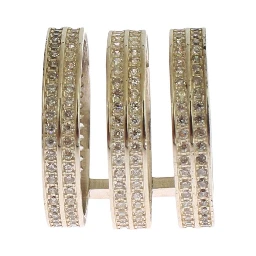 Authentic Womens Clear CZ 925 Sterling Silver Ring