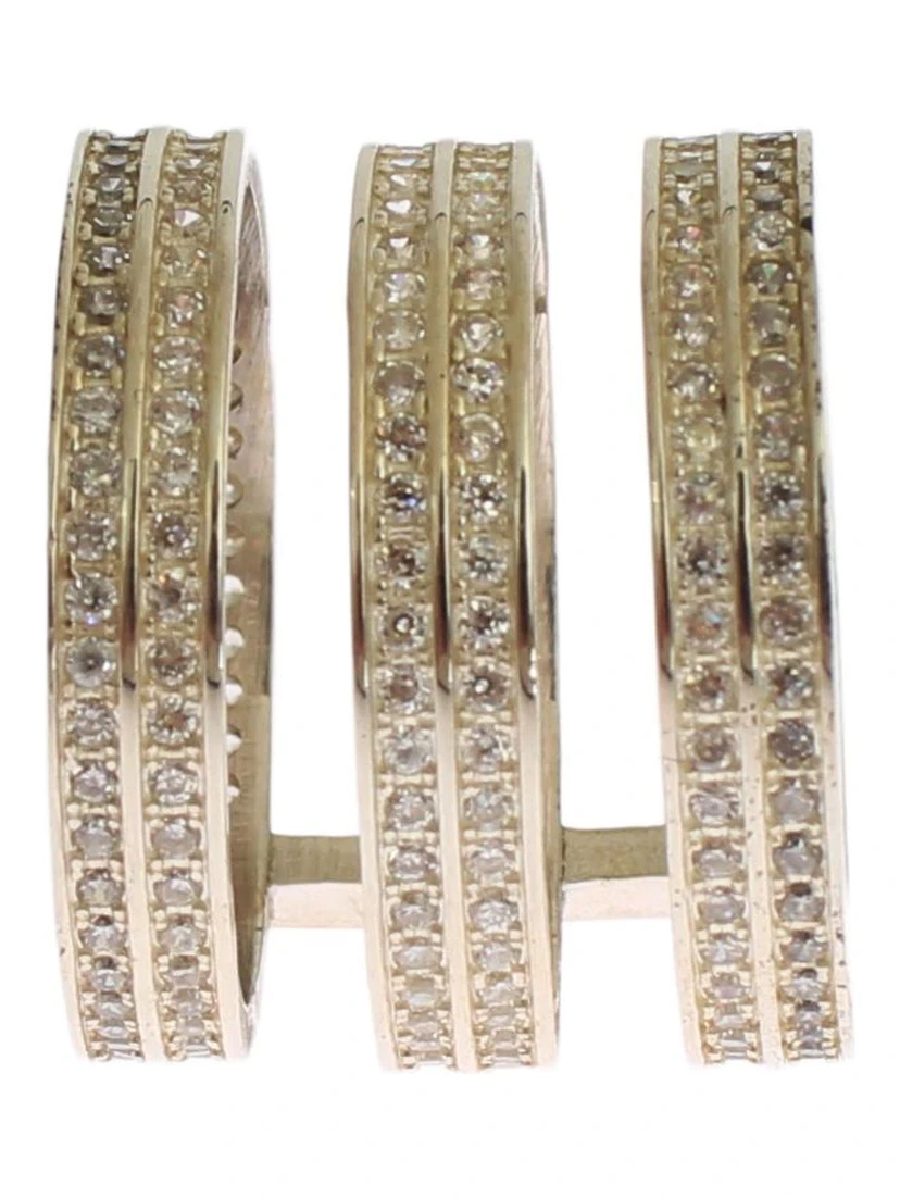 Authentic Womens Clear CZ 925 Sterling Silver Ring