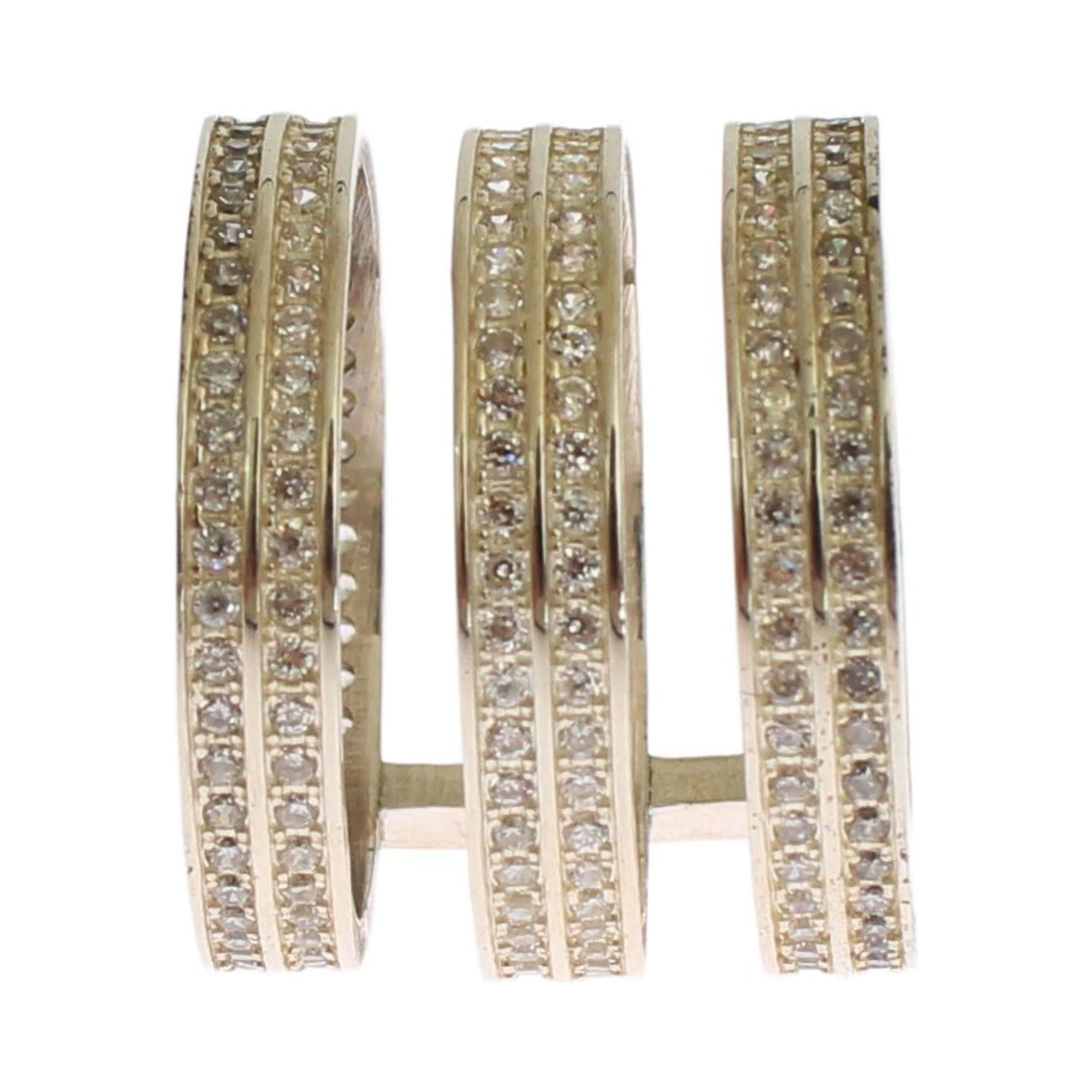 Authentic Womens Clear CZ 925 Sterling Silver Ring