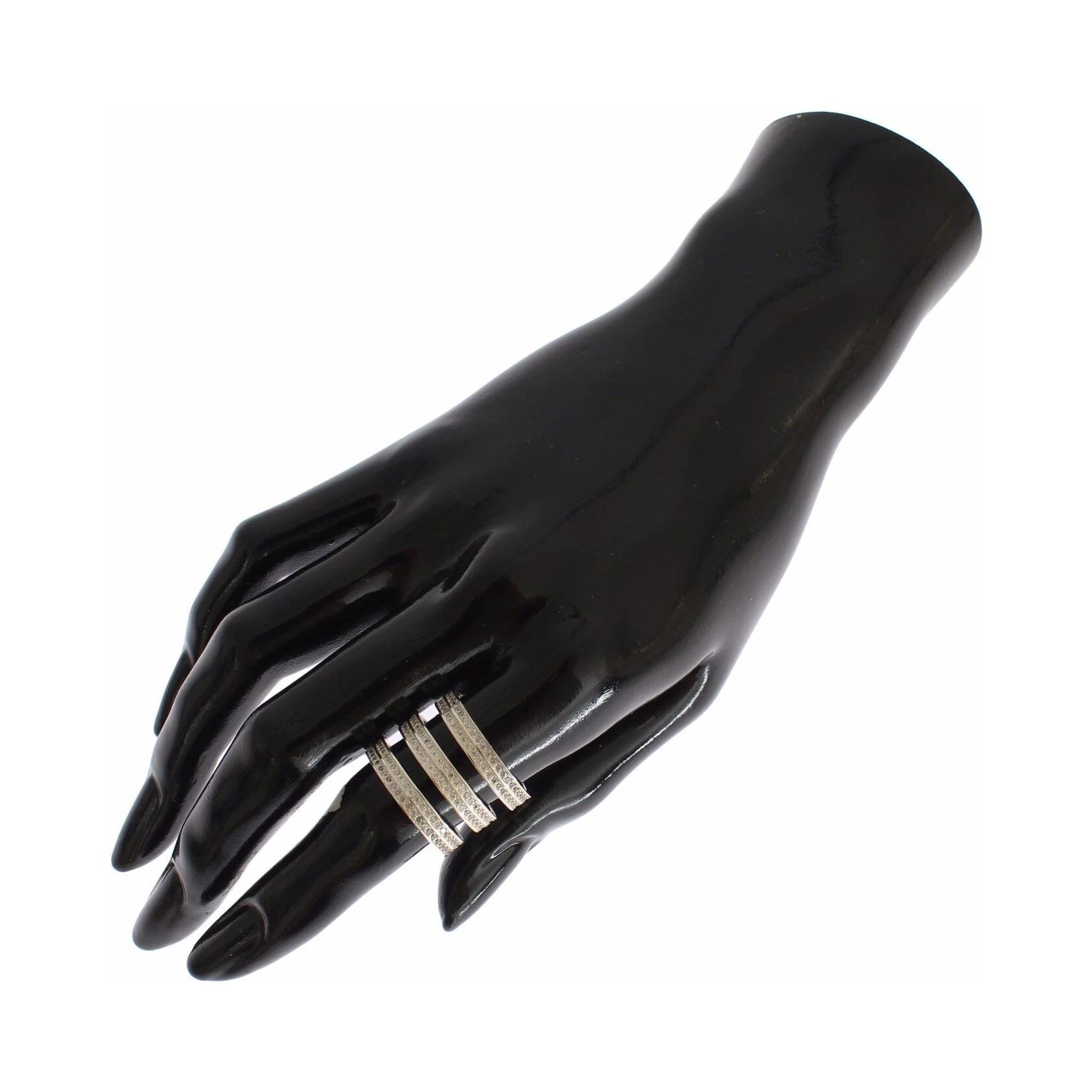 Authentic Womens Clear CZ 925 Sterling Silver Ring