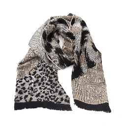 Beige Wool Scarf