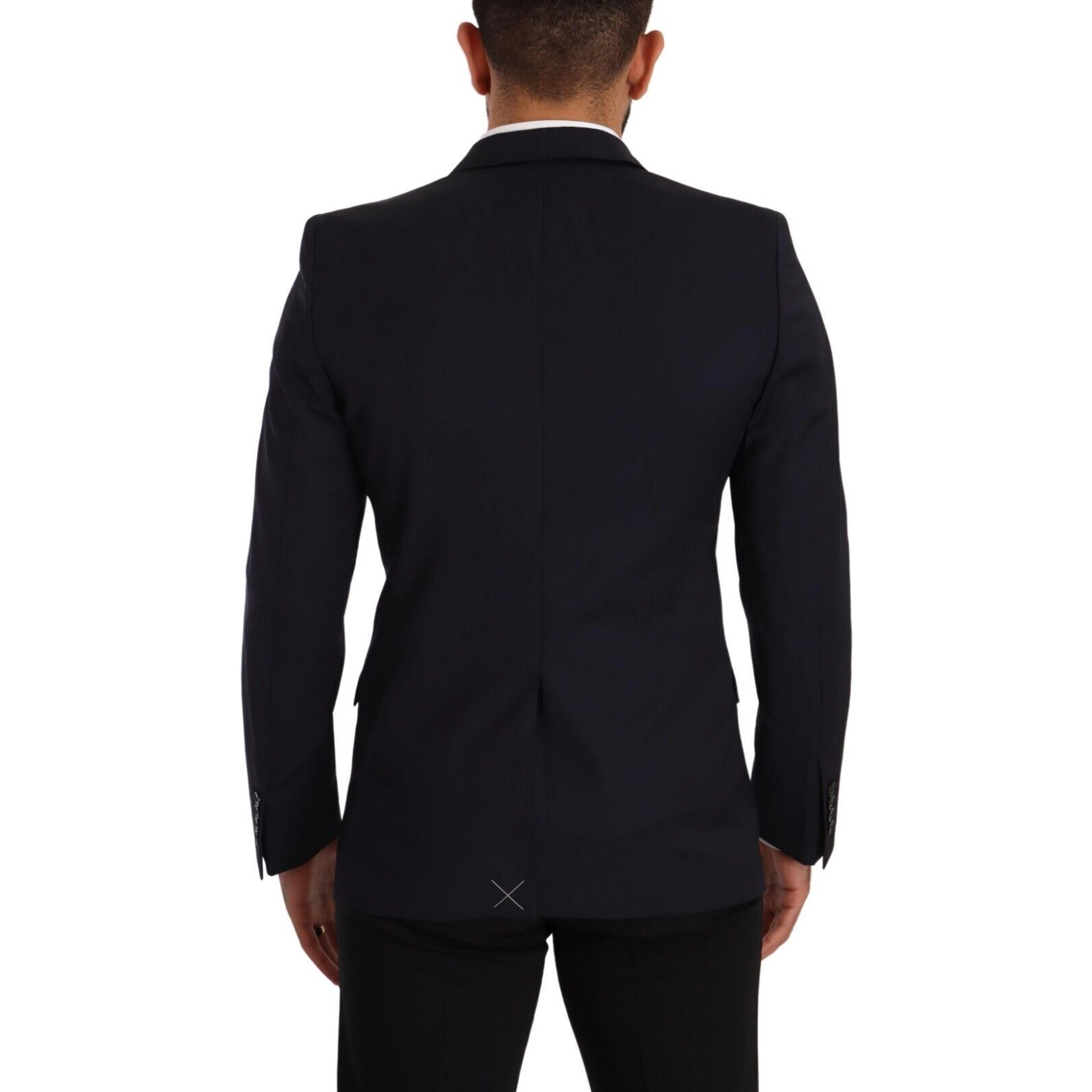 Dark Blue Single Breasted Coat MARTINI Blazer
