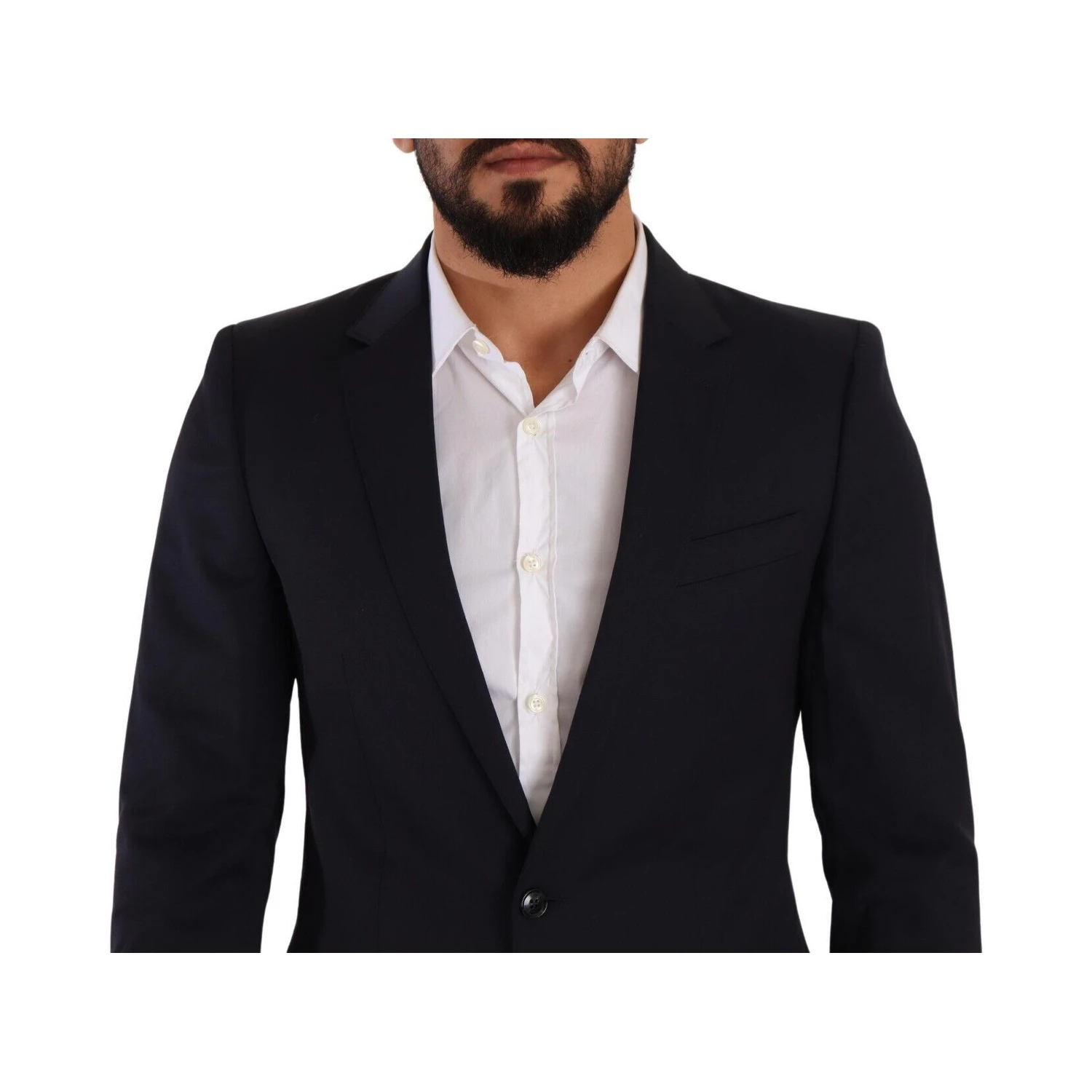 Dark Blue Single Breasted Coat MARTINI Blazer