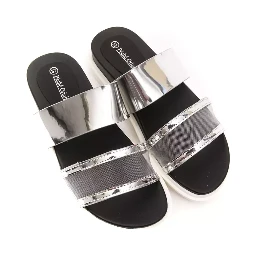 Silver Polyethylene Sandal