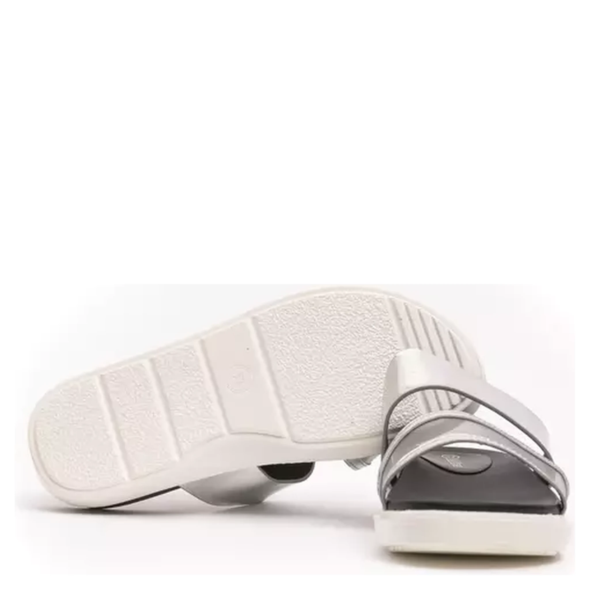 Silver Polyethylene Sandal