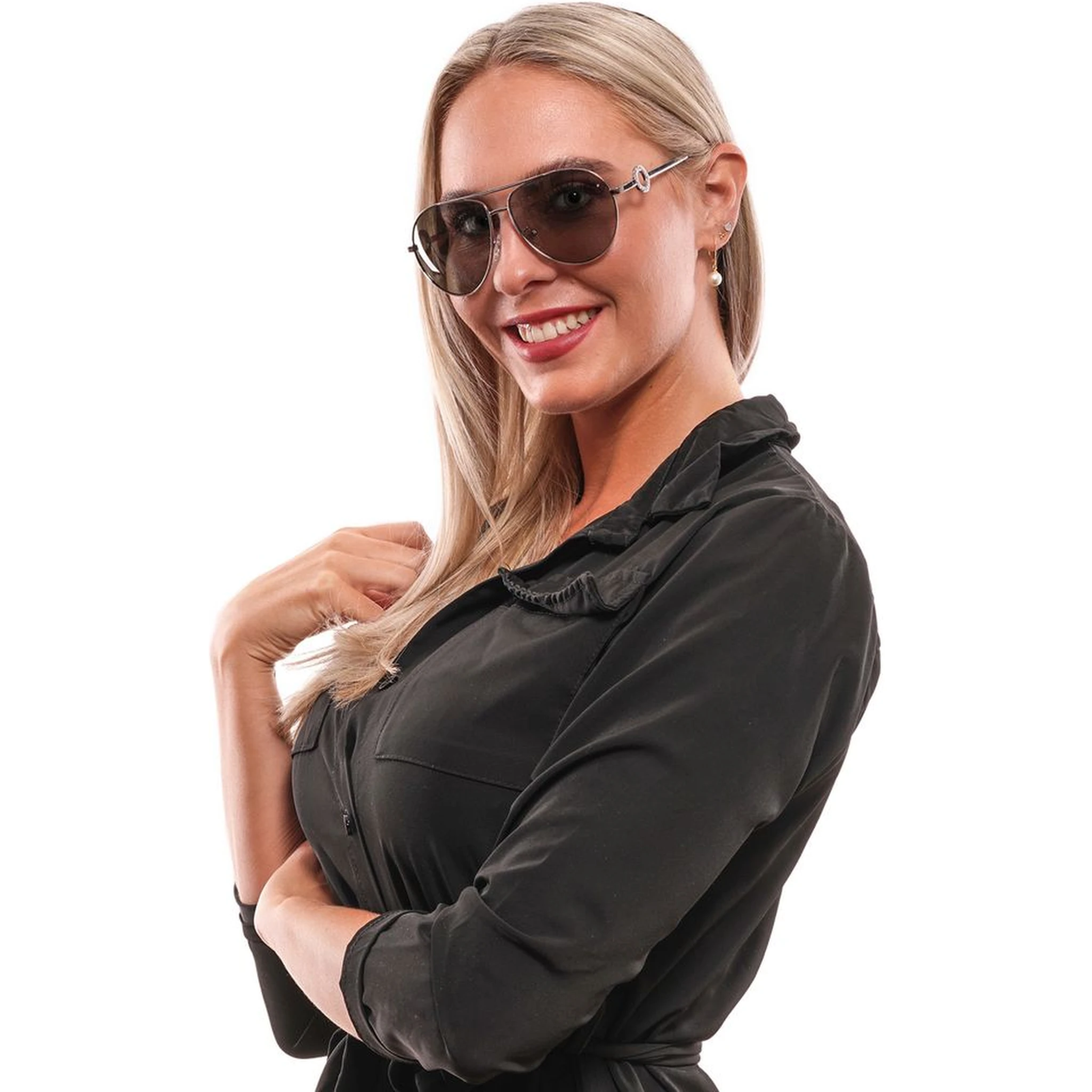 Silver Metal Sunglasses