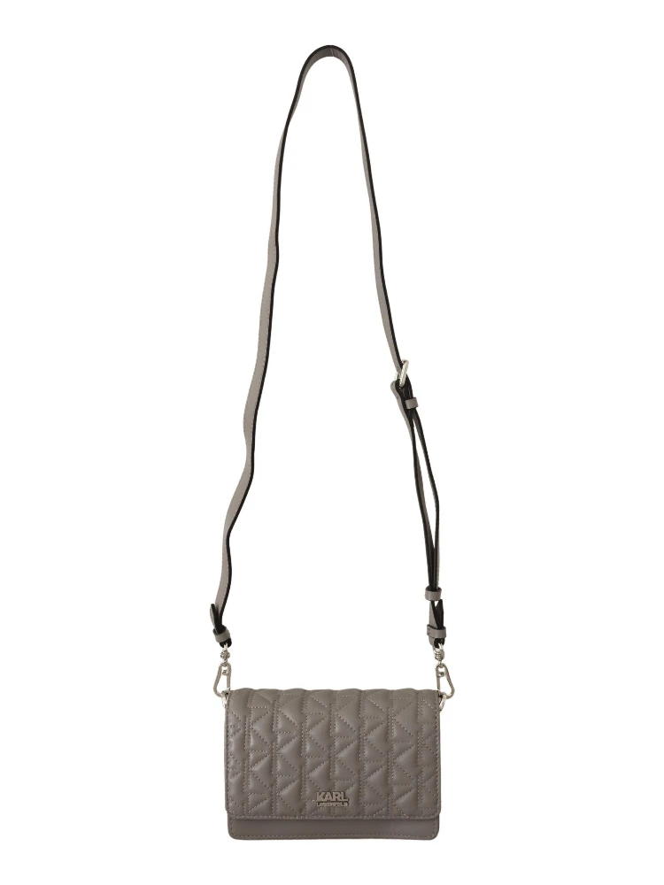 Light Grey Leather Crossbody Bag alternative