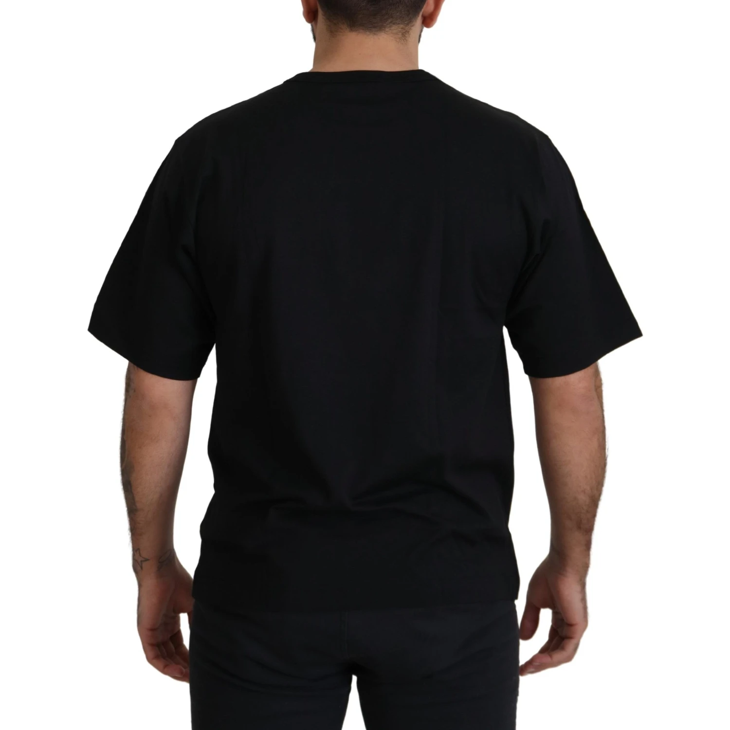 Black Gold STAR Crown DG Cotton Crewneck T-shirt