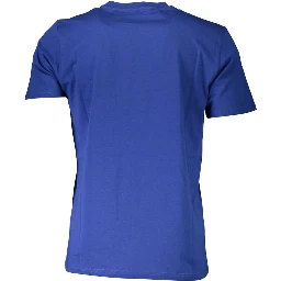 تيشيرت قطني أزرق