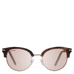 Brown Acetate & Metal Sunglasses