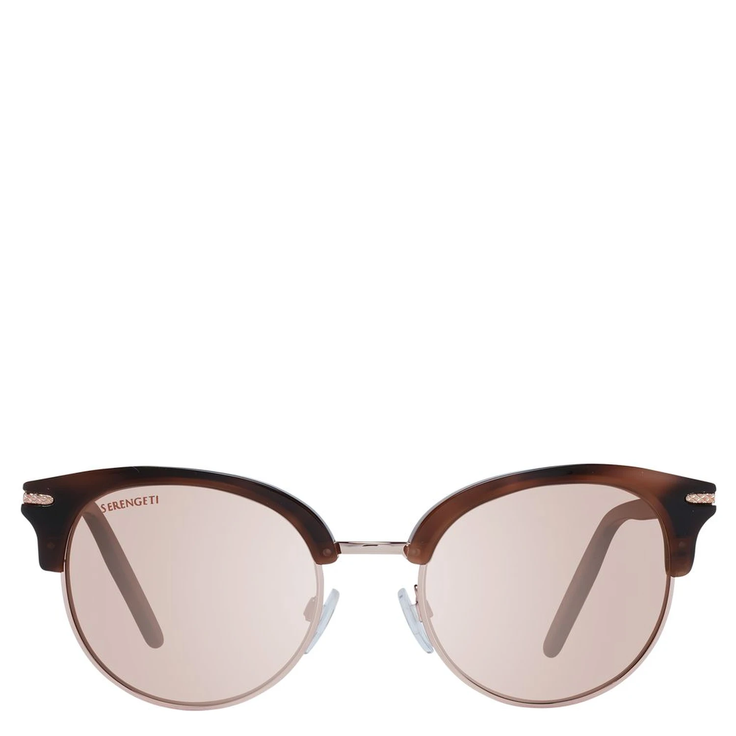Brown Acetate & Metal Sunglasses