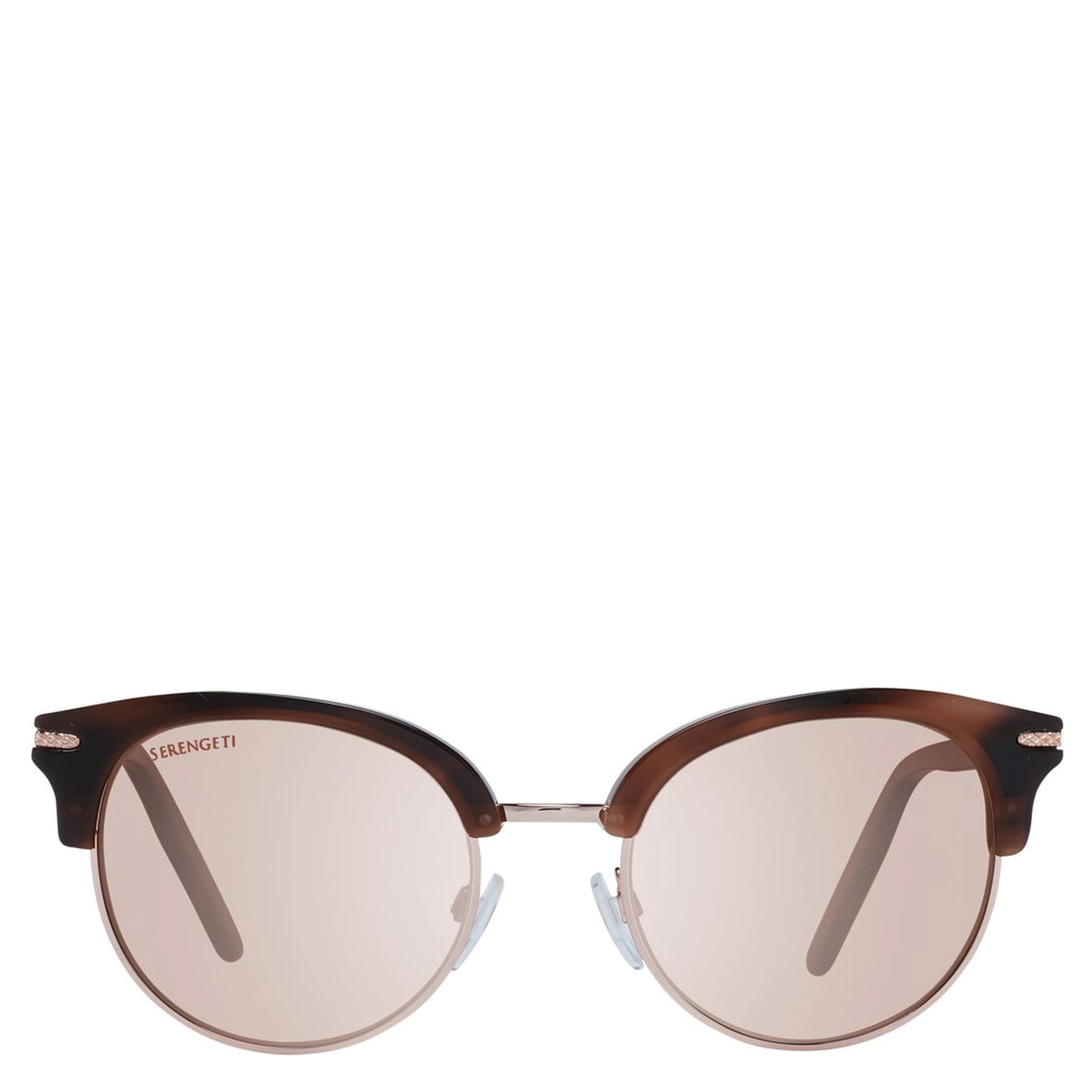 Brown Acetate & Metal Sunglasses