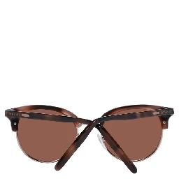 Brown Acetate & Metal Sunglasses