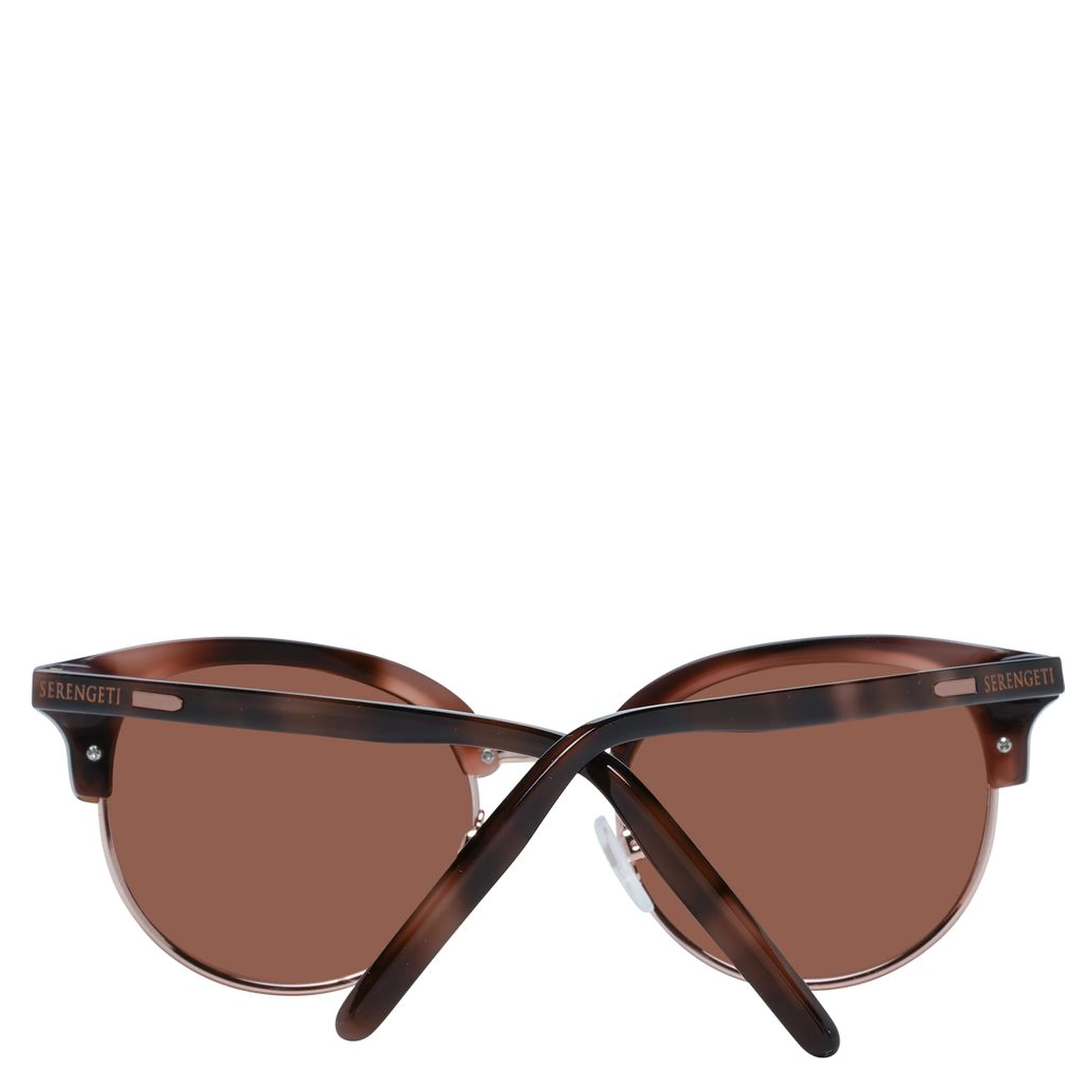 Brown Acetate & Metal Sunglasses