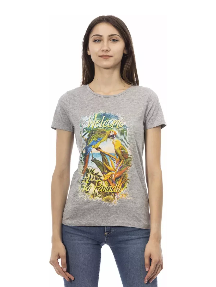 Gray Cotton T-Shirt