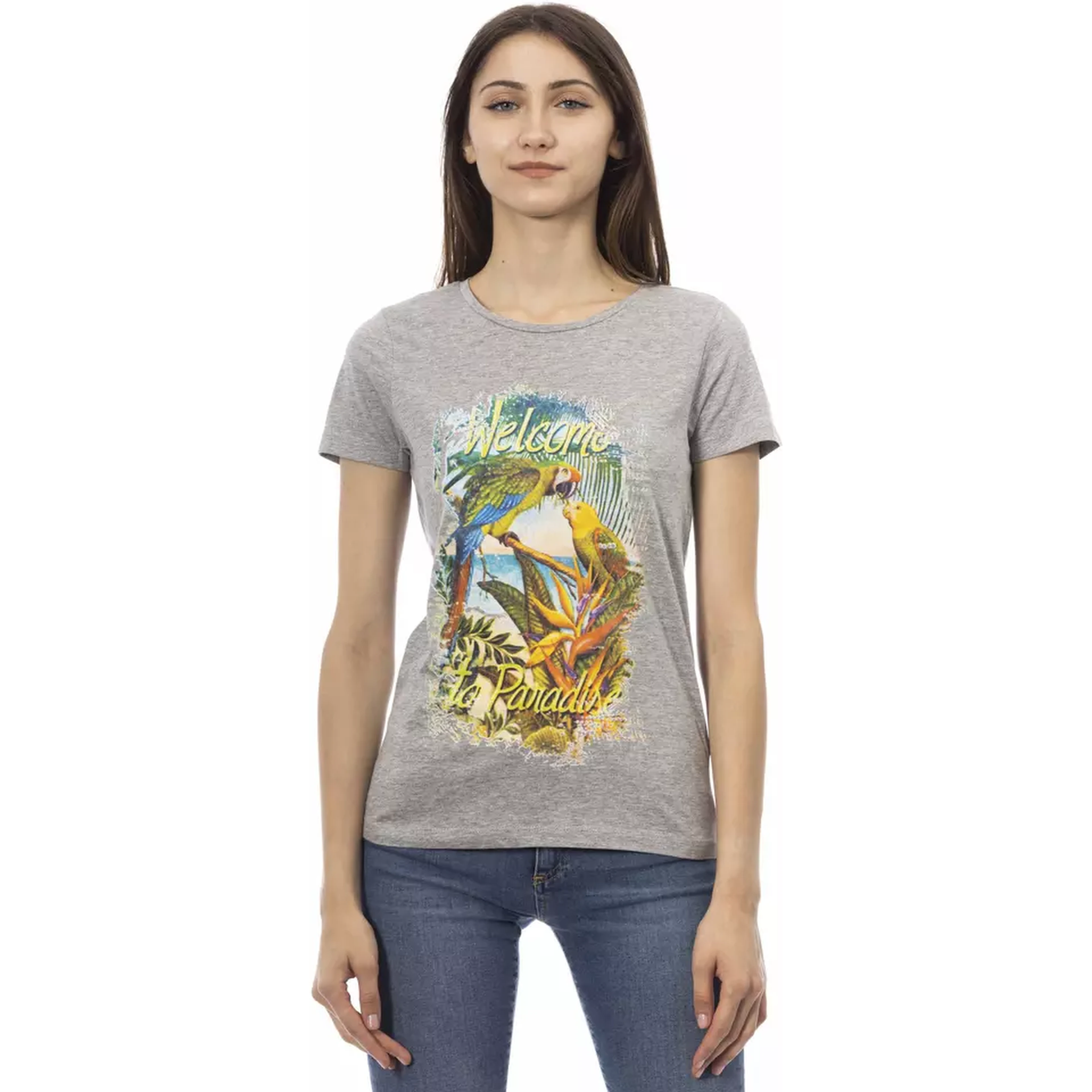 Gray Cotton T-Shirt
