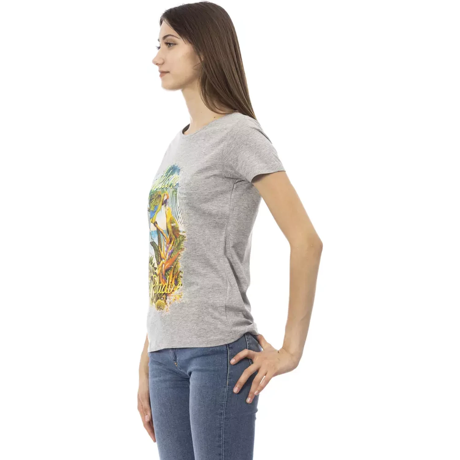 Gray Cotton T-Shirt