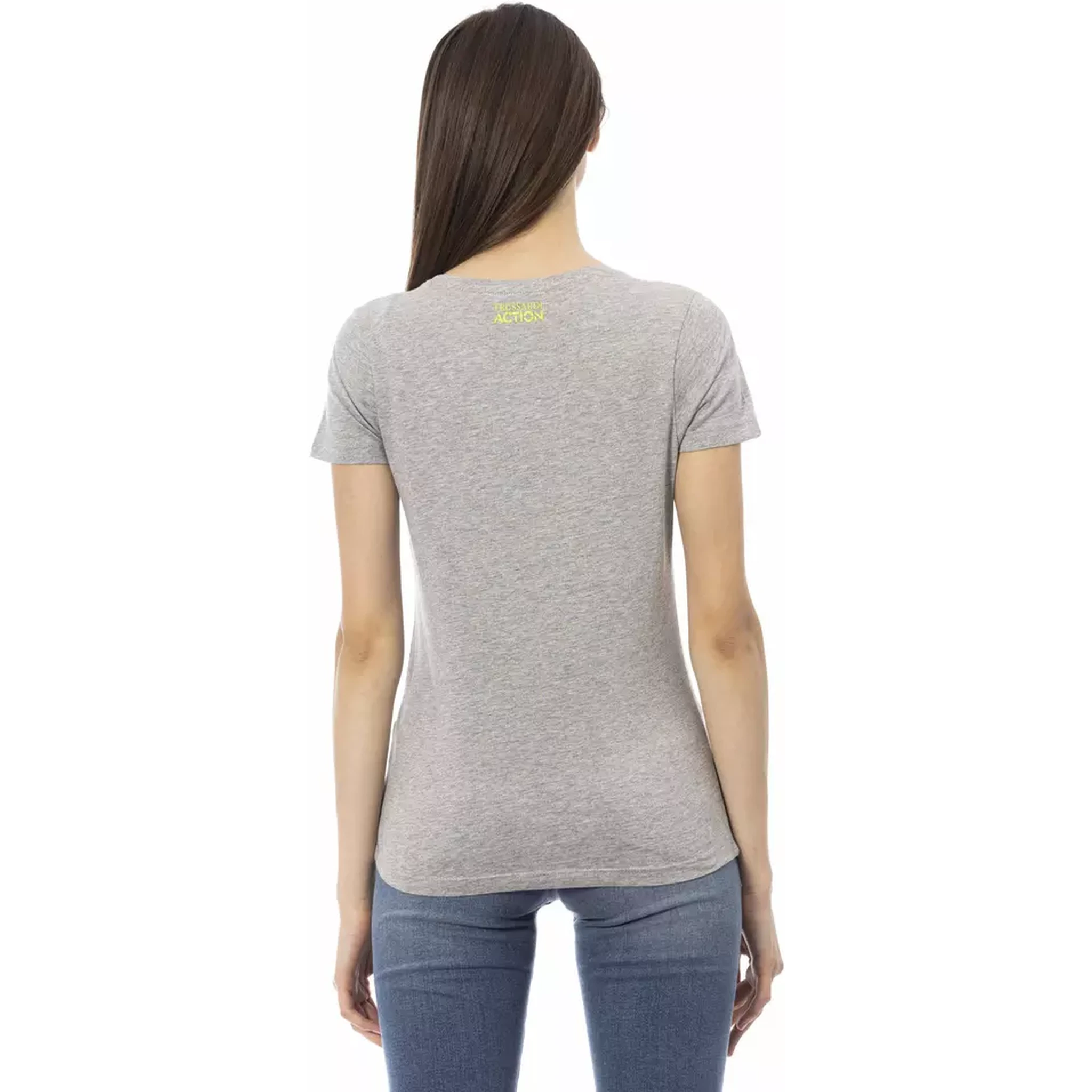 Gray Cotton T-Shirt