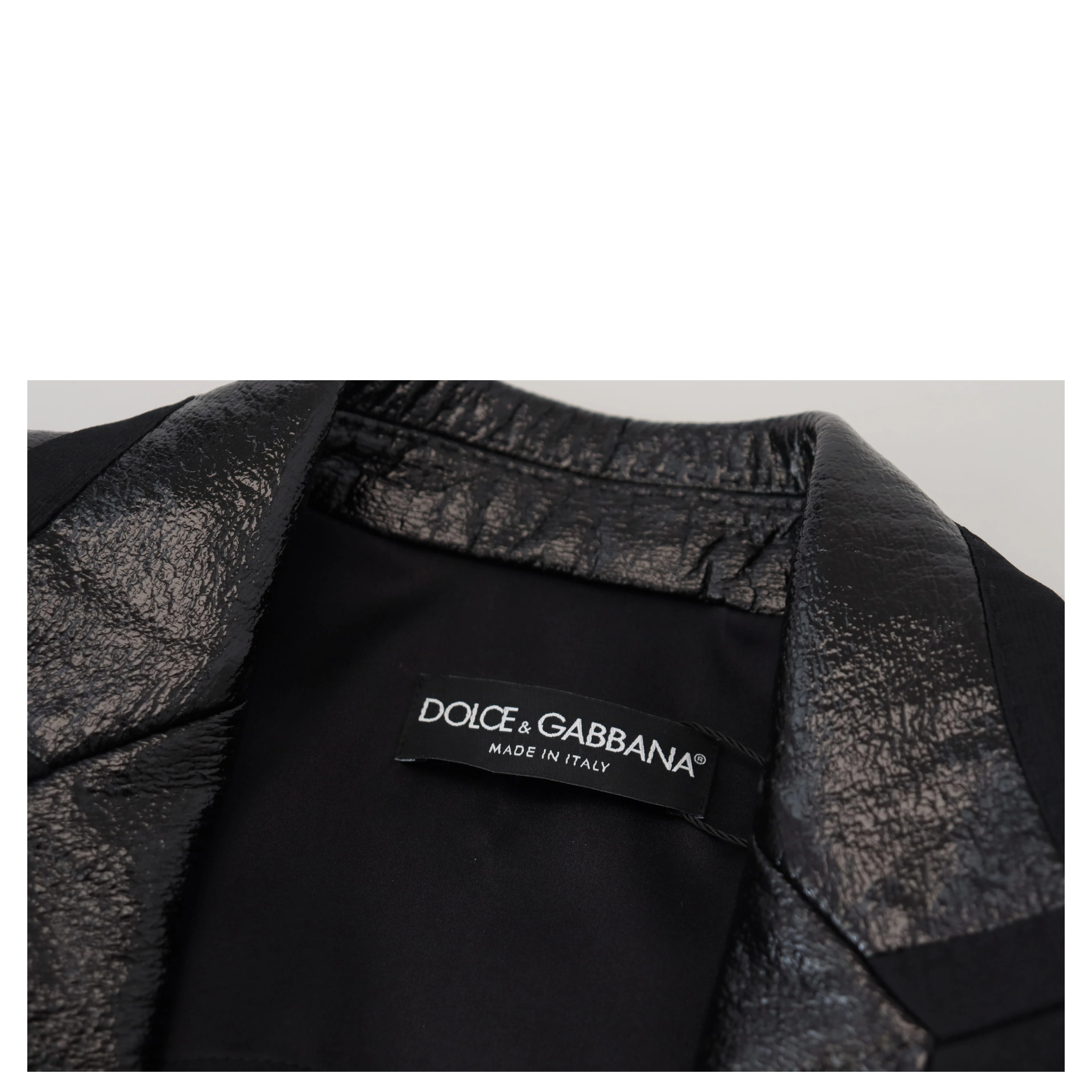Black Long Sleeves Crop Blazer Cotton Jacket