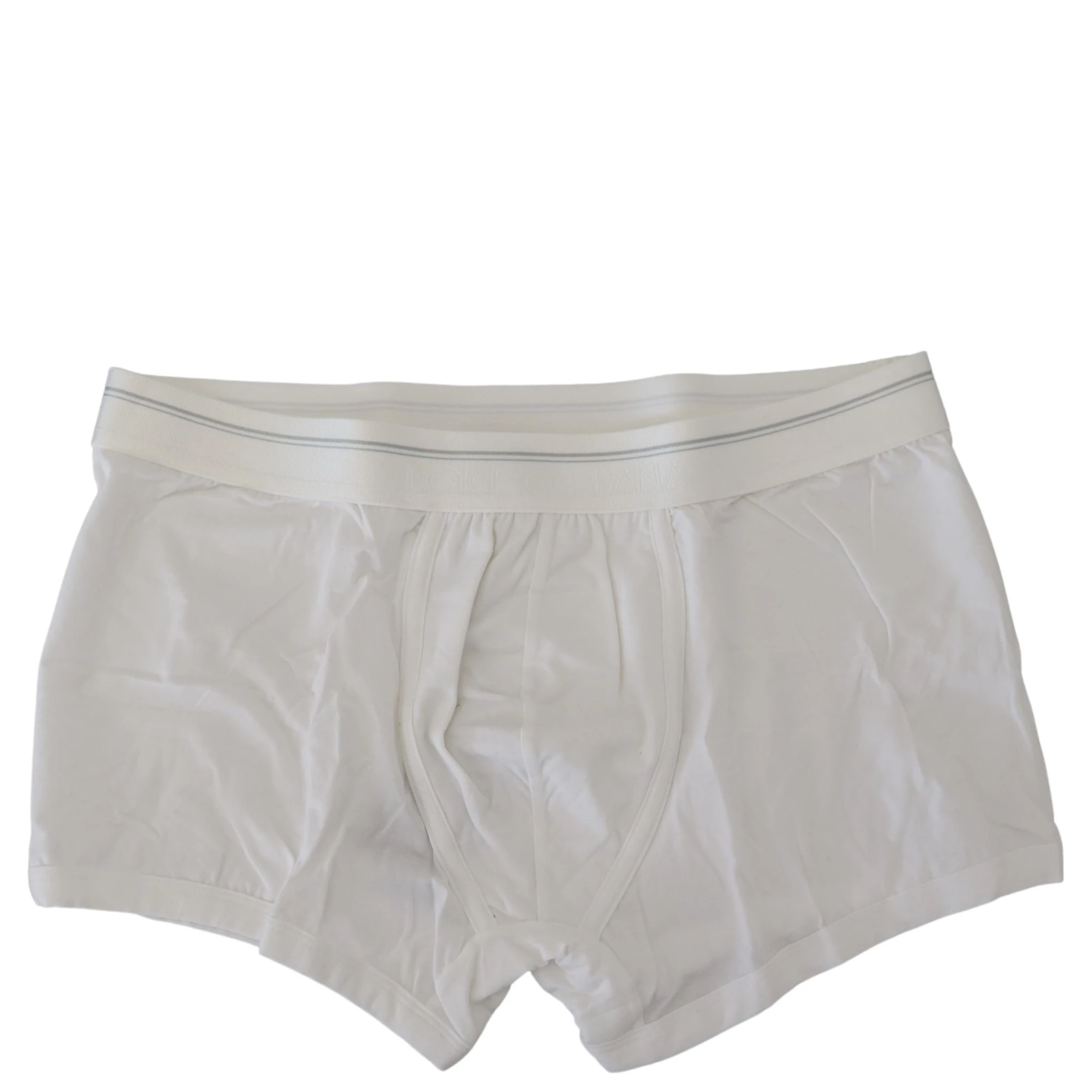 White Cotton Blend Regular Boxer Underwear
