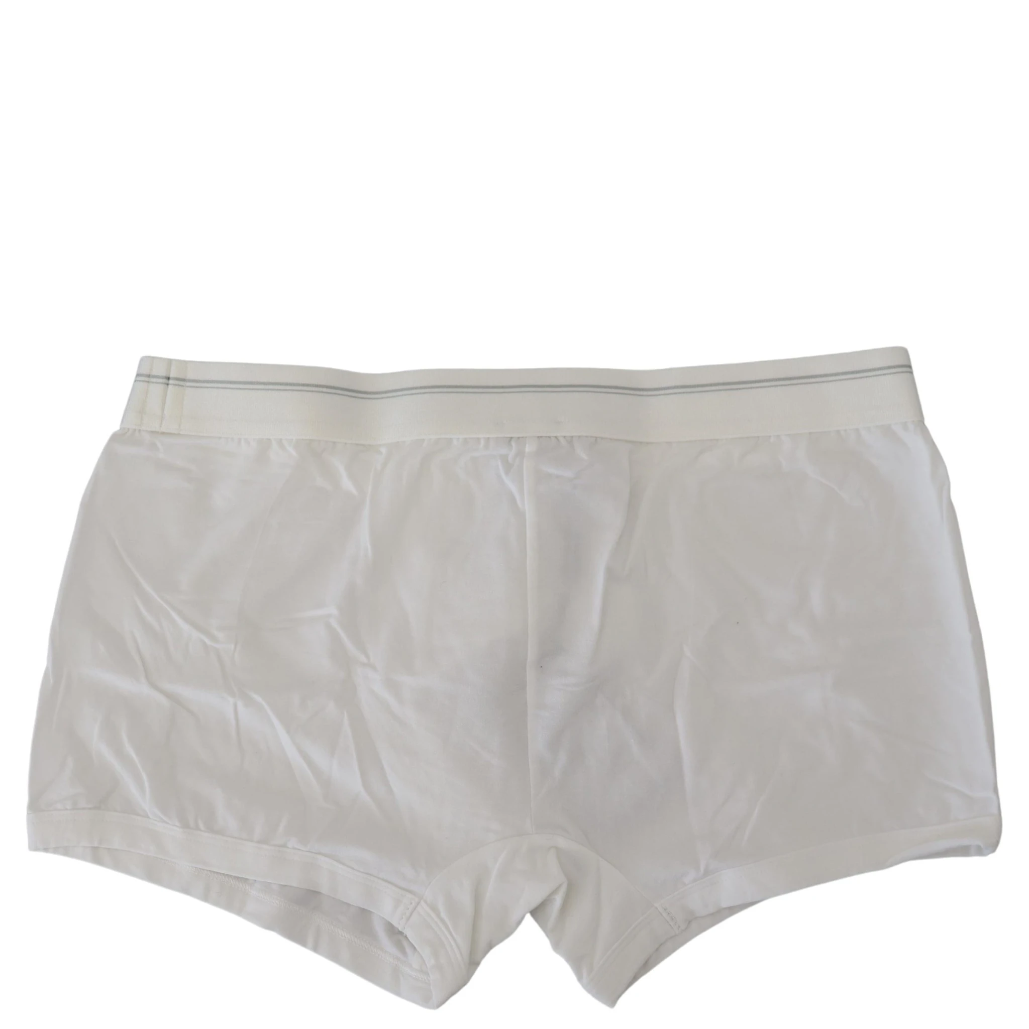 White Cotton Blend Regular Boxer Underwear
