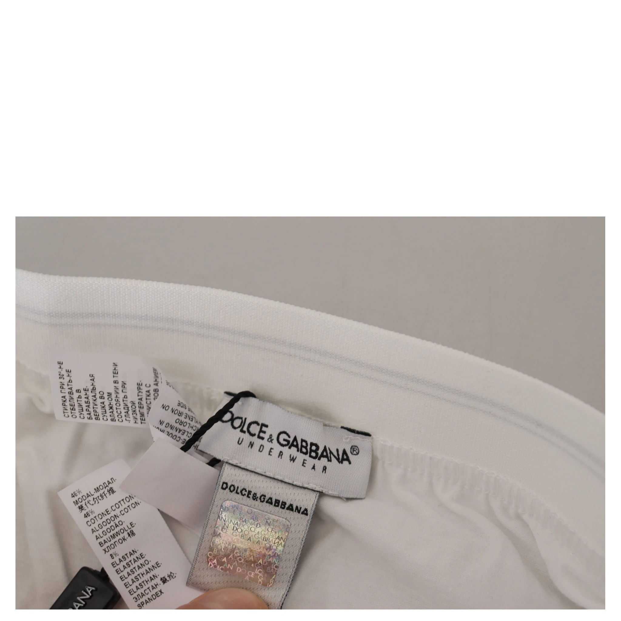 White Cotton Blend Regular Boxer Underwear