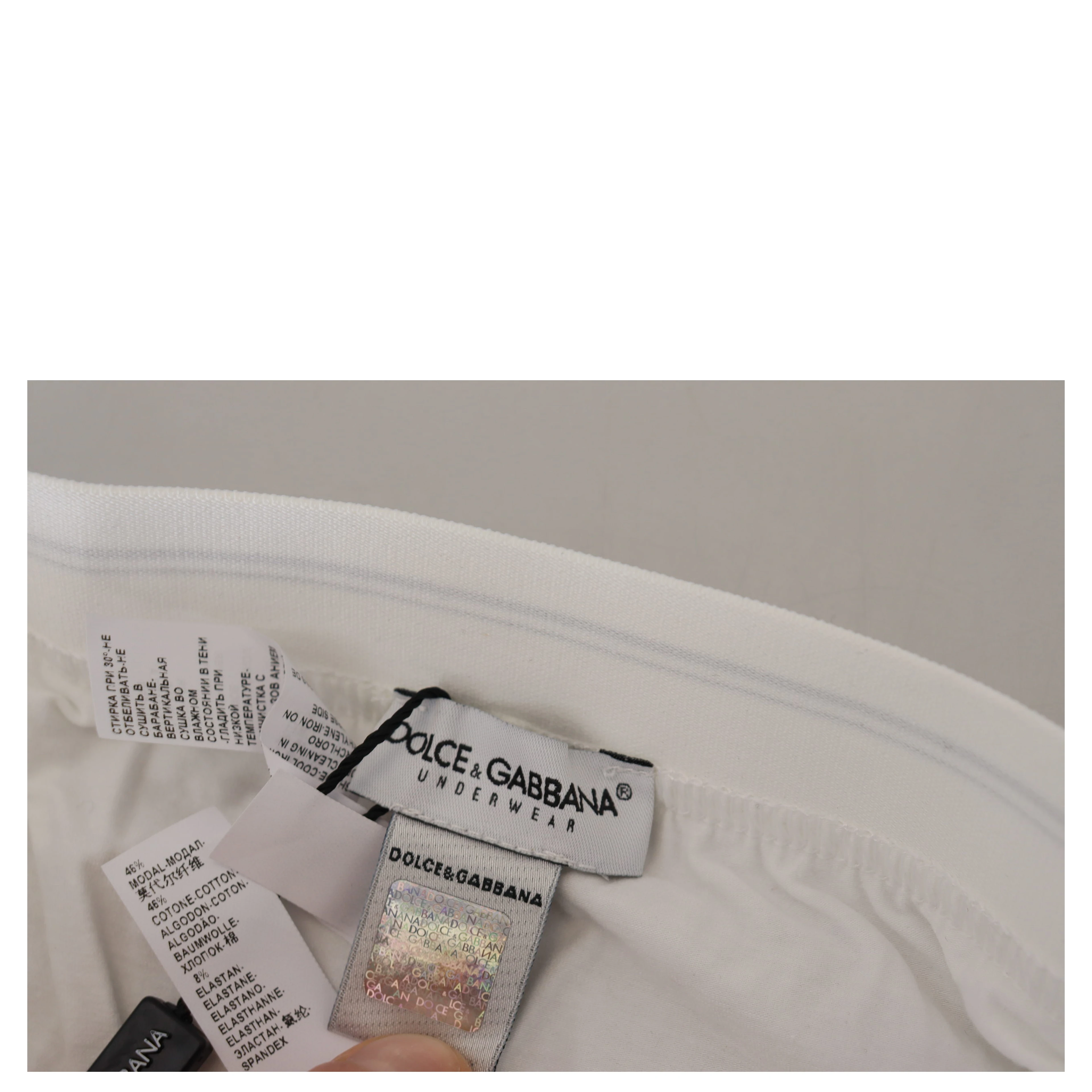 White Cotton Blend Regular Boxer Underwear