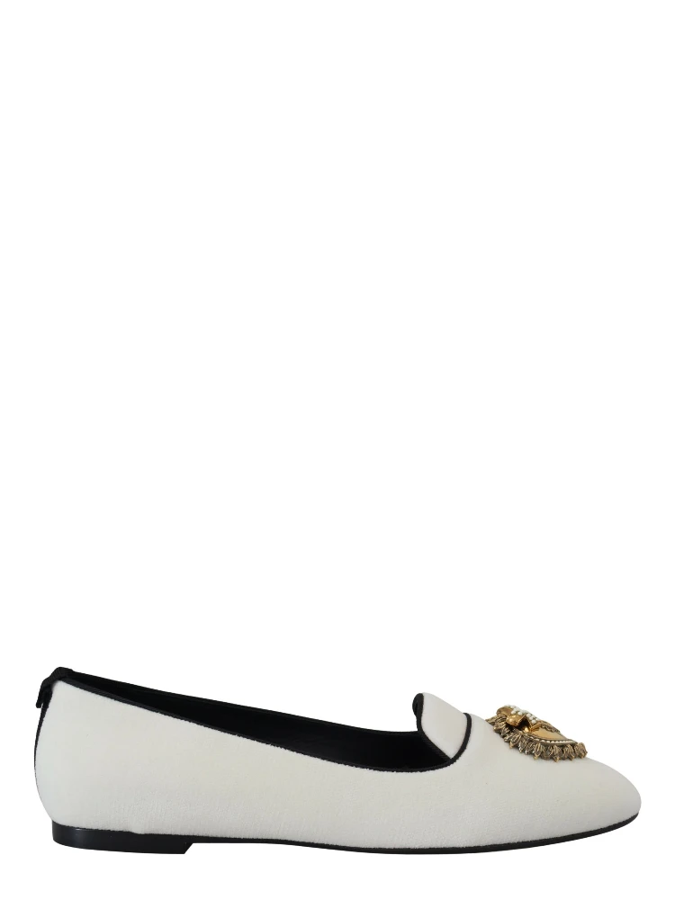 White Velvet Slip Ons Loafers Flats Shoes