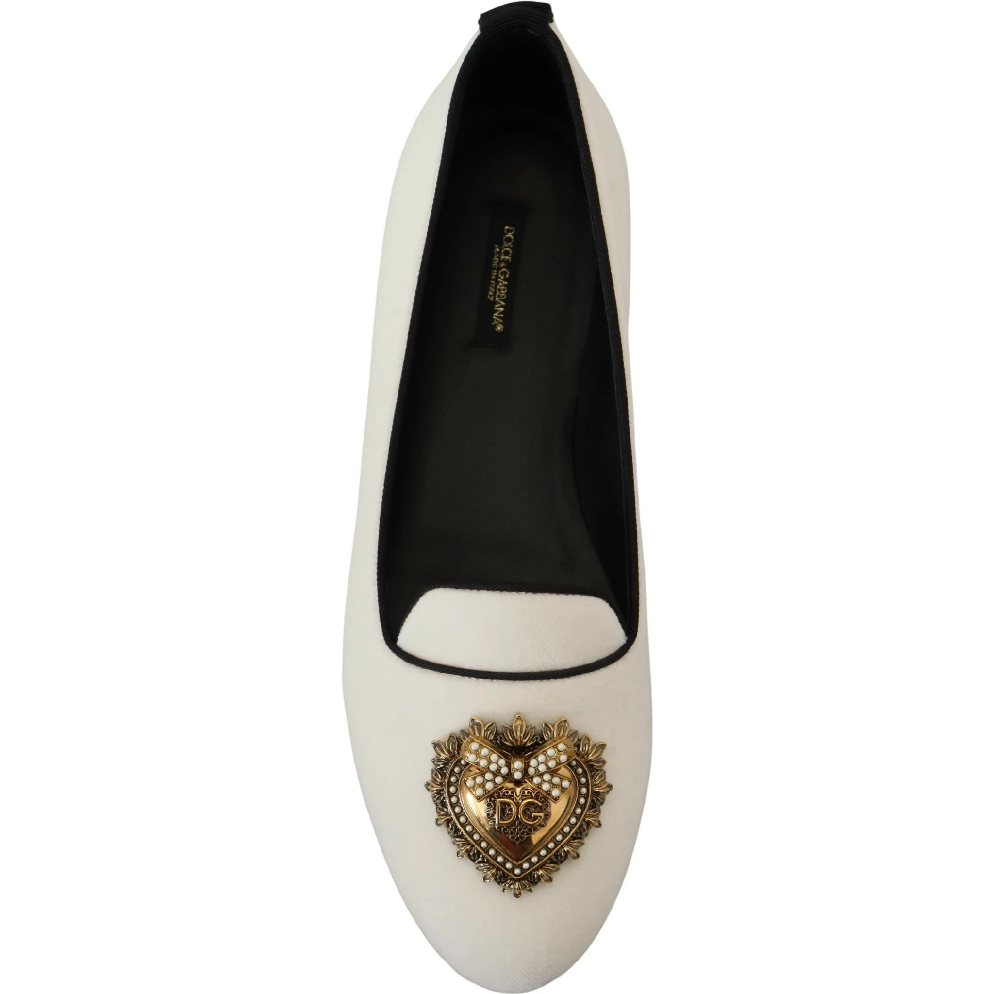 White Velvet Slip Ons Loafers Flats Shoes