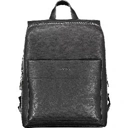 Black Polyester Backpack