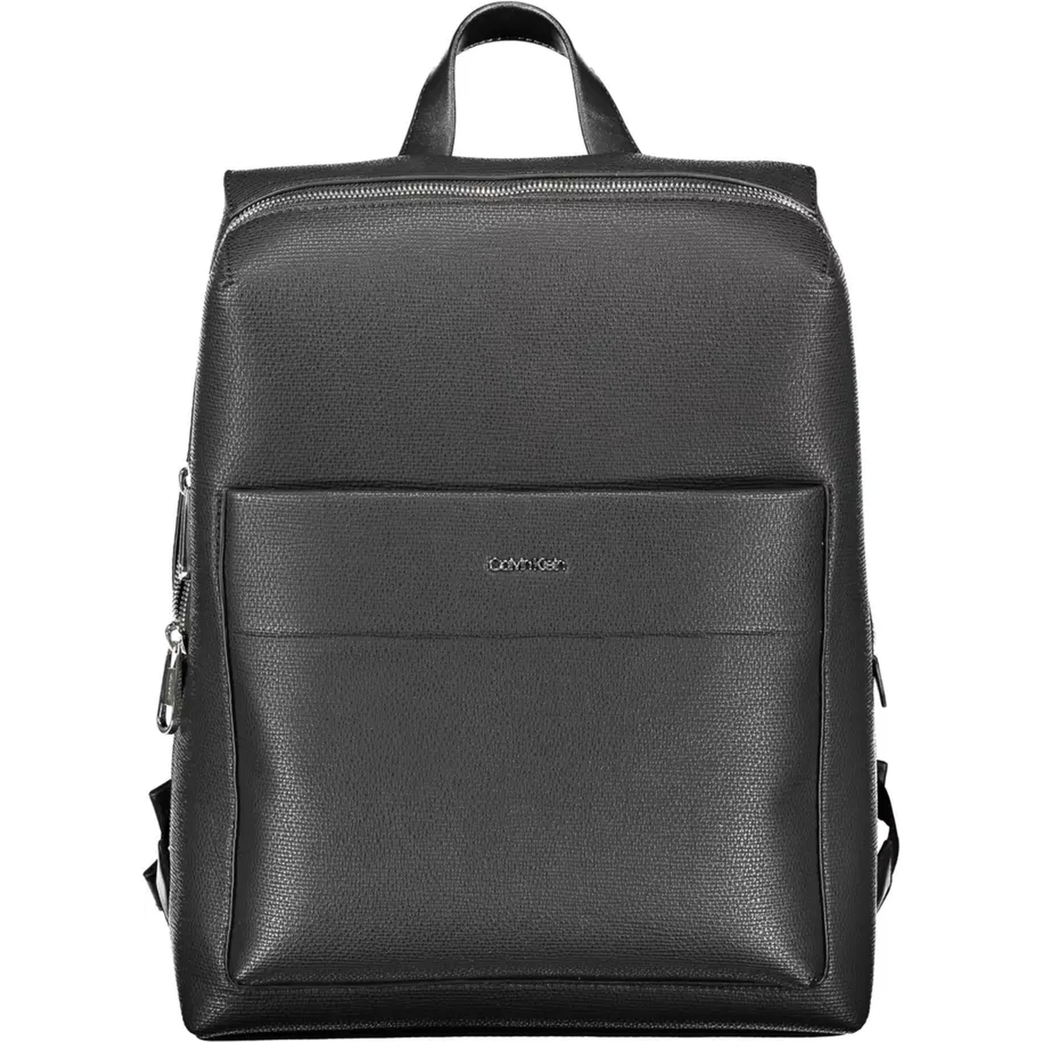 Black Polyester Backpack